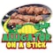 Signmission Alligator On StickConcession Stand Food Truck Sticker, 24" x 10", D-DC-24 Alligator On Stick19 D-DC-24 Alligator On A Stick19 - alternate 1